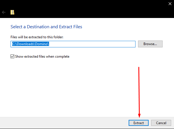 file explorer prepares for full power domino extracting calamity