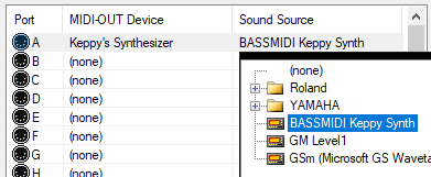 domino sound source setup