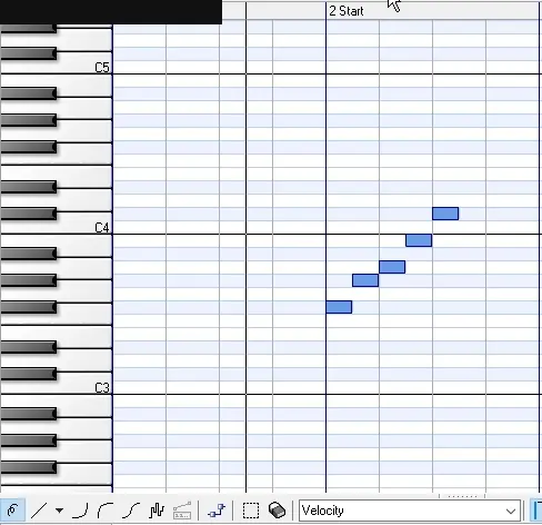 domino moving notes in piano roll