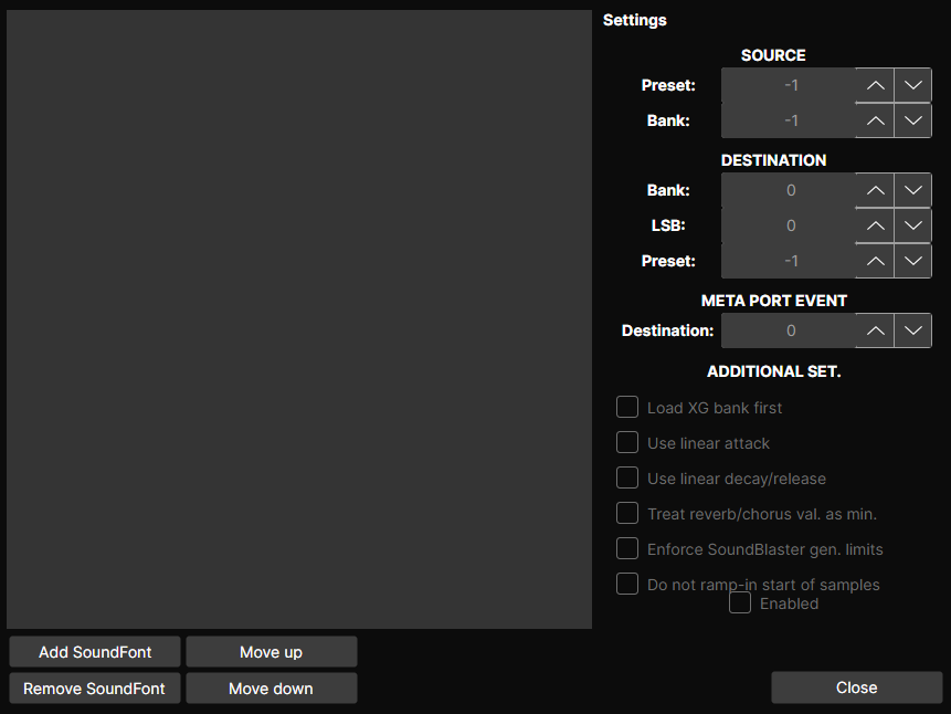 omcon soundfont manager
