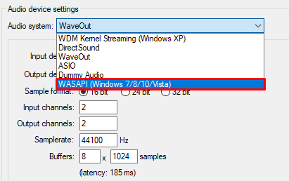 reaper audio system configuration